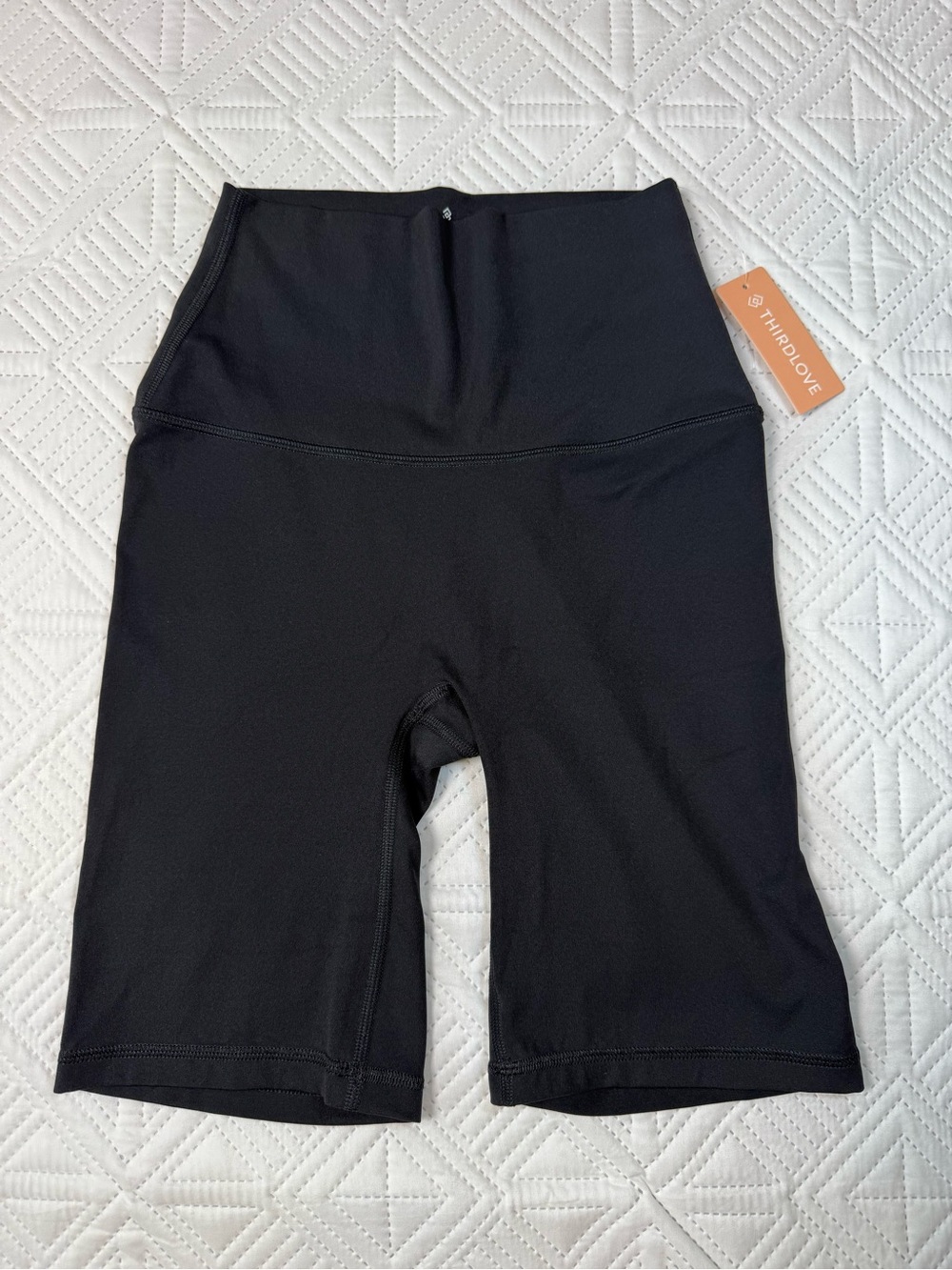 Thirdlove Muse High Waisted Bike Shorts Size M Black